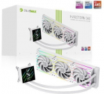 Gamemax CPU Liquid Cooler HAILSTORM 360 LCD WH White