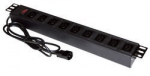 Alantec PZ010 power extension 1.8 m 9 AC outlet(s) Indoor Black