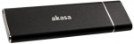 Akasa externes USB 3.1 M.2 SSD Aluminium Geh&auml;use - schwarz