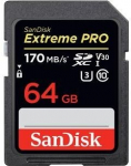 Sandisk memory card SDXC 64GB Extreme Pro