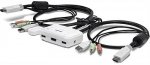 2-Port HDMI, 3.5mm Analog Audio, Full HD 1080p, USB Powered
