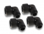 Alphacool Eiszapfen 16mm HardTube screw-on nozzle 90&deg; rotatable G1/4 for...