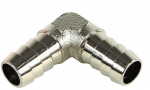 10mm (3/8") 90&deg; hose connector - nickel plated brass / in production