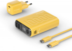 RealPower Powerbank PB-10000 Set gelb 10.000mAh