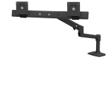 Ergotron Tischhalter LX 2-Monitore-27"-10kg -SW -H&ouml;henverst.