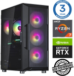 INTOP Ryzen 7 5700X 16GB 500SSD M.2 NVME+2TB RTX3050 6GB no-OS