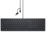 Dell KB525C Wired USB-C Ukrainian QWERTY Keyboard Black