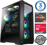 INTOP Ryzen 5 5500 32GB 1TB SSD M.2 NVME RX580 8GB no-OS
