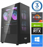INTOP Ryzen 7 7700X 64GB DDR5 1TB SSD M.2 NVME+2TB RTX5060 8GB WIN11