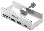5-Port-Klemm USB-A3.2-Hub->2xUSB-A/SD/TF/USB-C 5Gbps