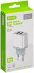 D-Fruit charger 12W 2xUSB-A DF143