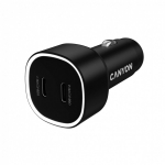CANYON OnDrive 60 PD 60W 2xUSB-C car charger Black