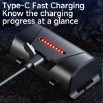 Headlight 15W 550lm with zoom, rechargable USB-C, warm white light