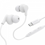 Hama In ear headphones Curly USB-C white