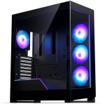 PHANTEKS NV5X PC Case, Mid-Tower, E-ATX, Tempered Glass, ARGB - Black