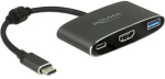 Delock Adapter USB-C - USB-A + HDMI 4K 30Hz