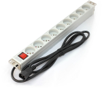 Digitus A-19-STRIP-4-IMP power distribution unit (PDU) 1U White 9 AC outlet(s)