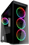 Kolink Horizon RGB Midi-Tower, Tempered Glass - Black