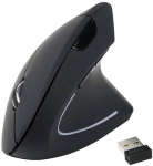 Equip Optische Ergonomic Maus kabellos USB Rechtsh&auml;nder sw