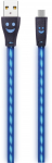 2GO USB Lade-Datenkabel Micro-USB m.bl.LED-Beleucht. 1m