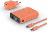 RealPower Powerbank PB-10000 Set orange 10.000mAh