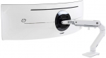 Ergotron 45-647-216 HX Desk Monitor Arm with HD Pivot for 1000R Displays (White)