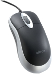 Ultron UM-100 Basic Wired USB Mouse Black/Silver