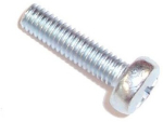 screw DIN 7985 M4 x 5 cross flat zinc coated