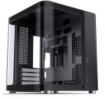 Jonsbo TK-1 2.0 Micro-ATX Case, Tempered Glass Side & Front - Black