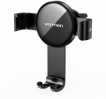 Vention KCSB0 Automatic Car Phone Holder with Clip Black
