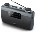 Muse M-058 R Portable Analog Black, Grey
