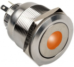 Dimastech Vandalism Button 25mm, Silverline Dot - RGB