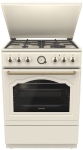 Gorenje Cooker | GKS6C71CLI | Hob type Gas | Oven type Electric | Gold | Width 60 cm | Depth 60 cm | 71 L