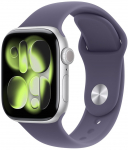 Apple Watch Series 11&nbsp;GPS + Cellular 42mm Silver Aluminium Case with Purple Fog Sport Band - M/L | Apple