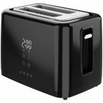 AENO electric toaster black 2 slots 3 modes 7 browning levels