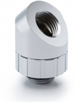 BitsPower Artemis 45&deg; Fitting - Rotatable, Sandblasted Silver