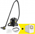 Vacuum Cleaner|KARCHER|Input power 850 W|Dust capacity 11 L|Drum vacuum|Cleaning type Dry|Dust container Dust bag|Colour