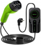 Qoltec Adjustable 2in1 EV Charger Type 2/Schuko 3.5kW 5m