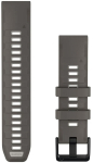 Garmin watch strap QuickFit 22mm fenix 9 Pro, pebble grey/silver gray