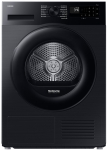 Samsung Dryer DV90DG52A0ABLE, black, 9kg, A+++, heat pump