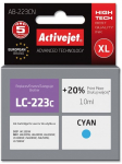 Activejet AB-223CN Ink (Replacement for Brother LC223C; Supreme; 10 ml; cyan)