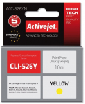 Activejet ACC-526YN Ink cartridge (replacement for Canon CLI-526Y; Supreme; 10 ml; yellow)