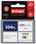 Activejet AH-304CRX Ink (replacement for HP 304XL N9K07AE; Premium; 18 ml; 400 pages, color)