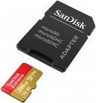 SANDISK Extreme microSDXC 256GB memory card + adapter