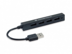 CONCEPTRONIC USB-Hub 4-Port 2.0 ->4x2.0 480Mbps o.Netz. sw