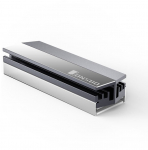 Jonsbo M.2 2280 NVMe SSD Passive Cooler with Thermal Pads - Grey