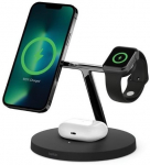 Belkin BOOST CHARGE PRO 3-in-1 Wireless Charging Cradle MagSafe Black