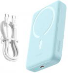 Power Bank mini Baseus 10000mAh, USB-C 30W Blue