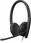 Lenovo Wired VOIP Headset with USB-C Connection, Black