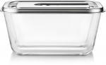 Caso Glass Vacuum Container with Plastic Lid | VacuBoxx Inox XL | Transparent